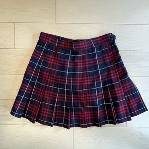 American apparel plaid skirt